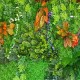 Artificial plants, Decorative green wall Camellia