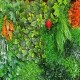 Artificial plants, Decorative green wall Camellia