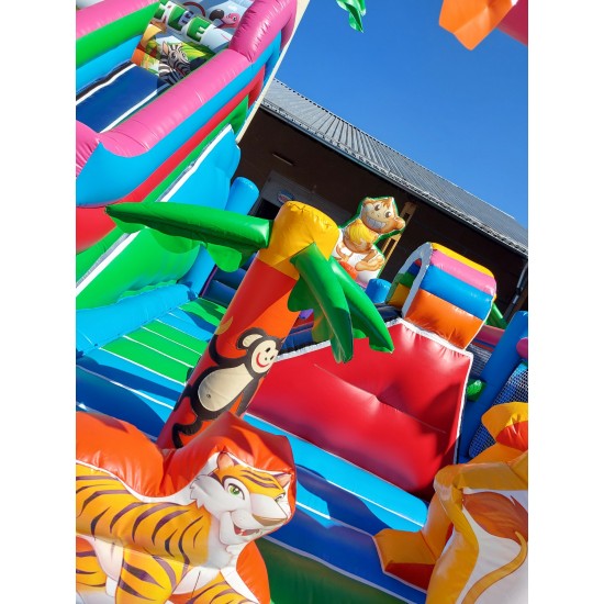 Children's inflatable trampoline Jungle Gulliver