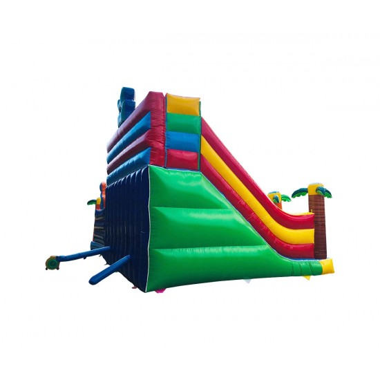 Inflatable bouncer with slide NB22